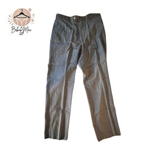 Lands’ End Men’s Wool Dress Pants, 32 Waist, 32 Inseam